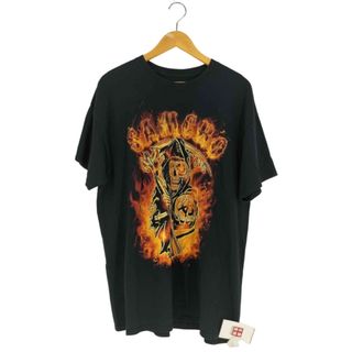 USED古着(ユーズドフルギ) ドラマ プリント クルーネック Tシャツ メンズ