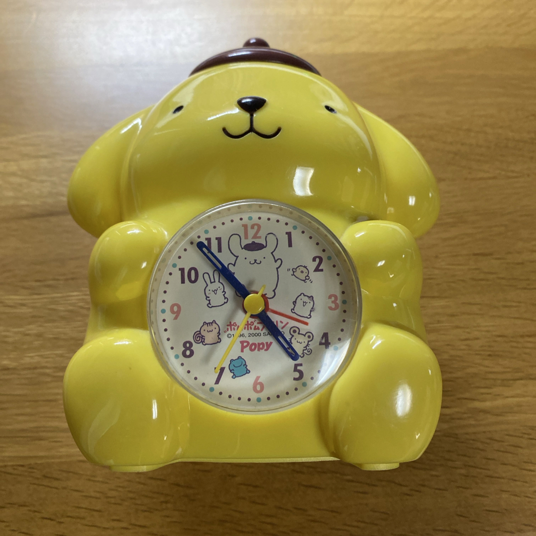 ポムポムプリン 目覚まし時計 popy エンタメ/ホビーのおもちゃ/ぬいぐるみ(キャラクターグッズ)の商品写真