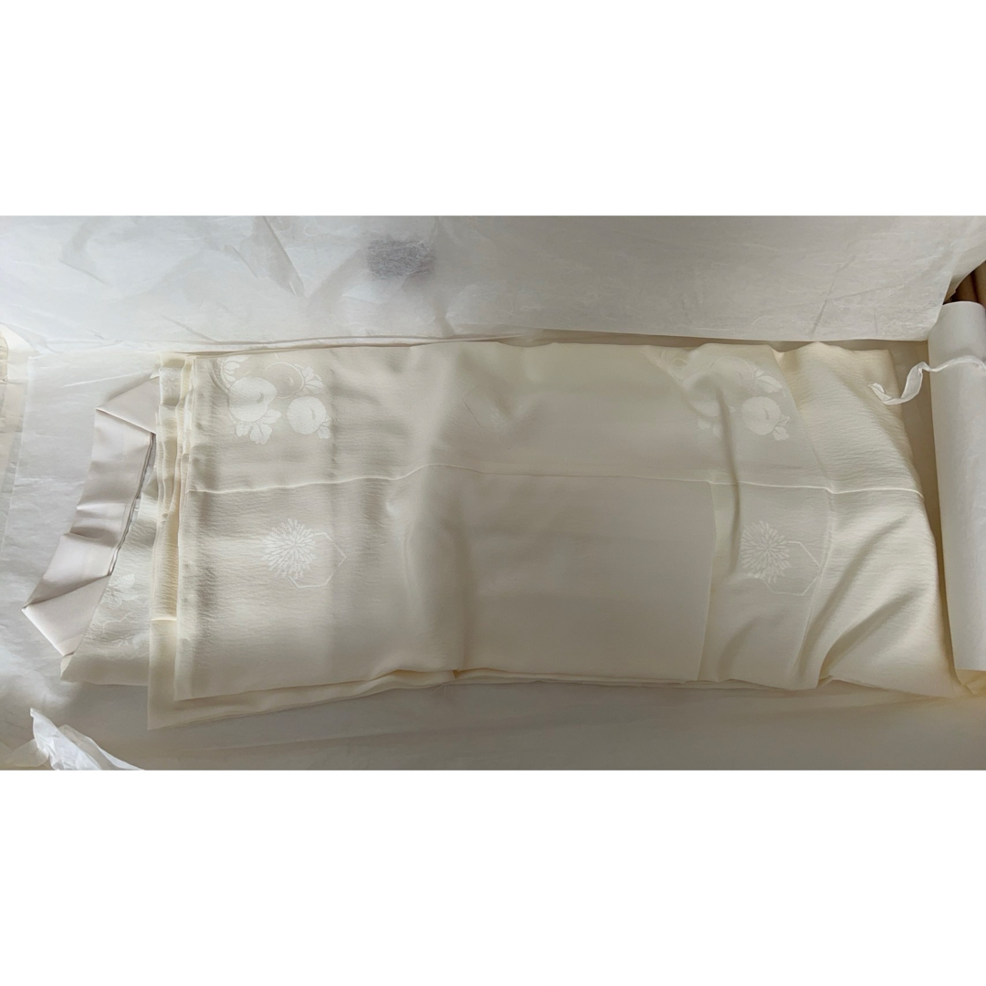 未使用 オーダーメイド喪服セット 長襦袢 着物 帯 草履 防寒草履