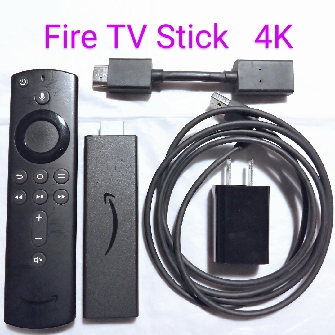 Amazon(アマゾン)のお値引き中 Amazonファイヤースティック 4K リモコン付属 Fire TV スマホ/家電/カメラのテレビ/映像機器(その他)の商品写真