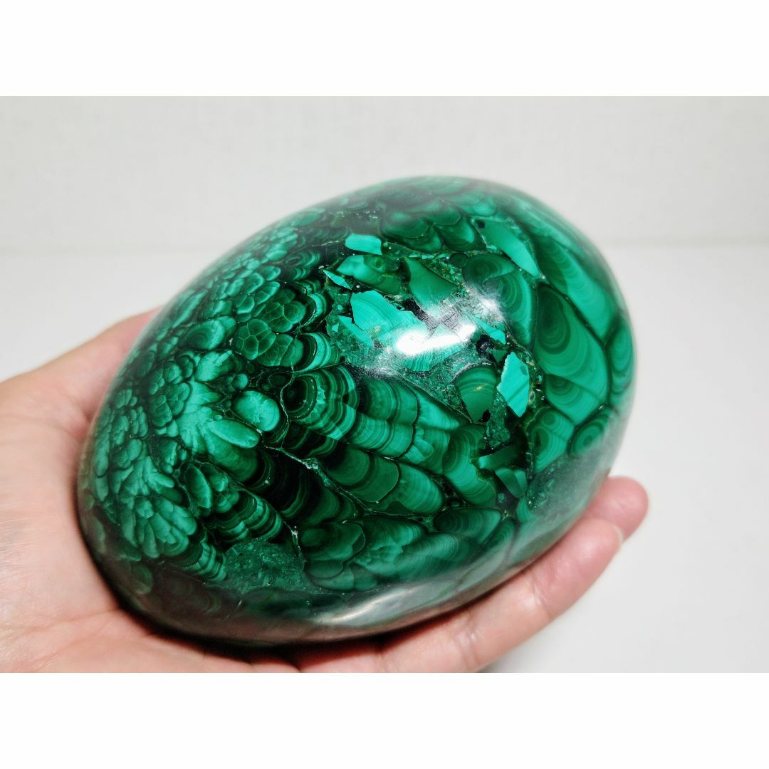 マラカイト 2.5kg 孔雀石 紋石 鑑賞石 原石 自然石 鉱物 水石 緑石