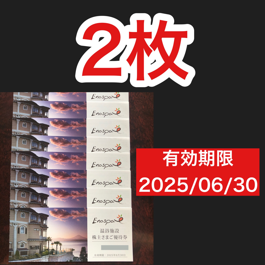 江の島アイランドスパ 株主優待券2枚 飯田グループホールディングス エンタメ/ホビーのエンタメ その他(その他)の商品写真