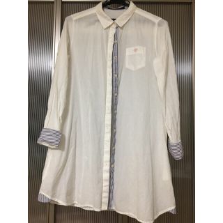 アズノウアズ(AS KNOW AS)の【送料込み 美品】AS KNOW AS  ロングシャツ/アンティークヘアゴム(シャツ/ブラウス(長袖/七分))