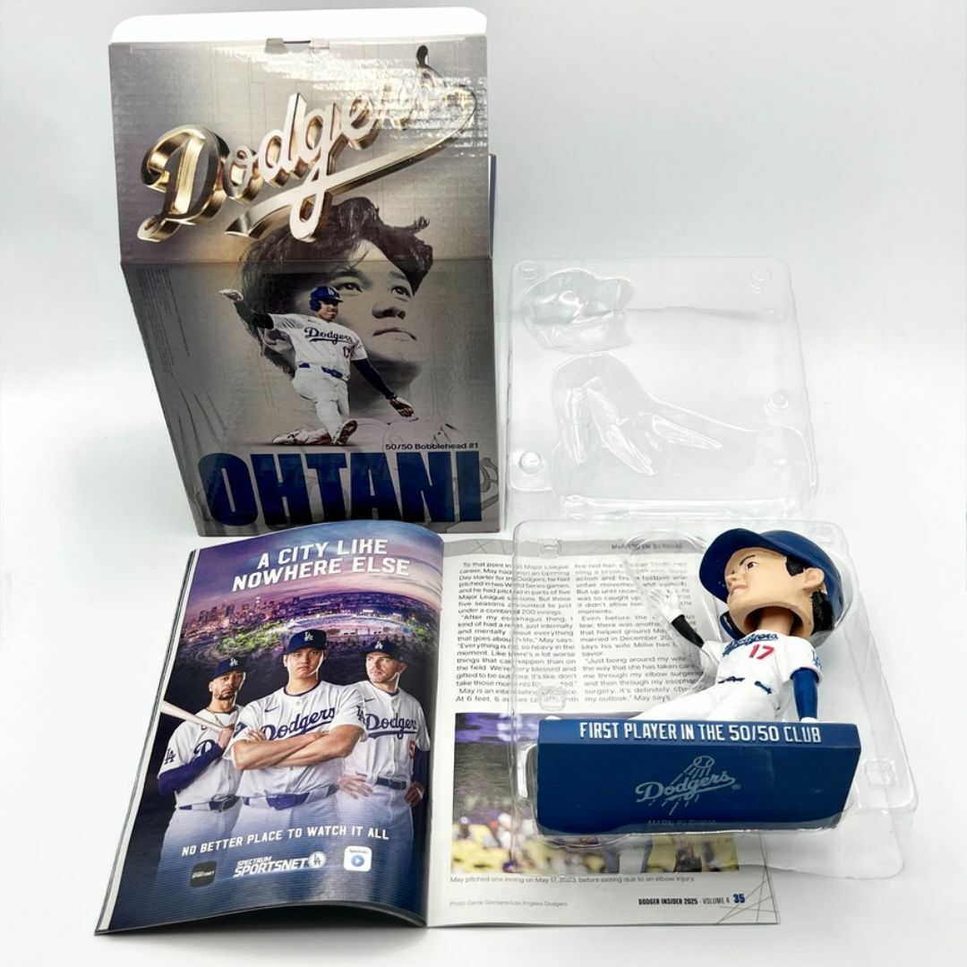 MLB - 手元に有り即発送！最新！ドジャース 大谷翔平 50/50記念
