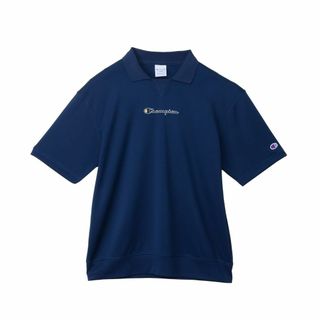 [チャンピオン] ポロシャツ 半袖 速乾 UVカット スクリプトロゴ ショートス