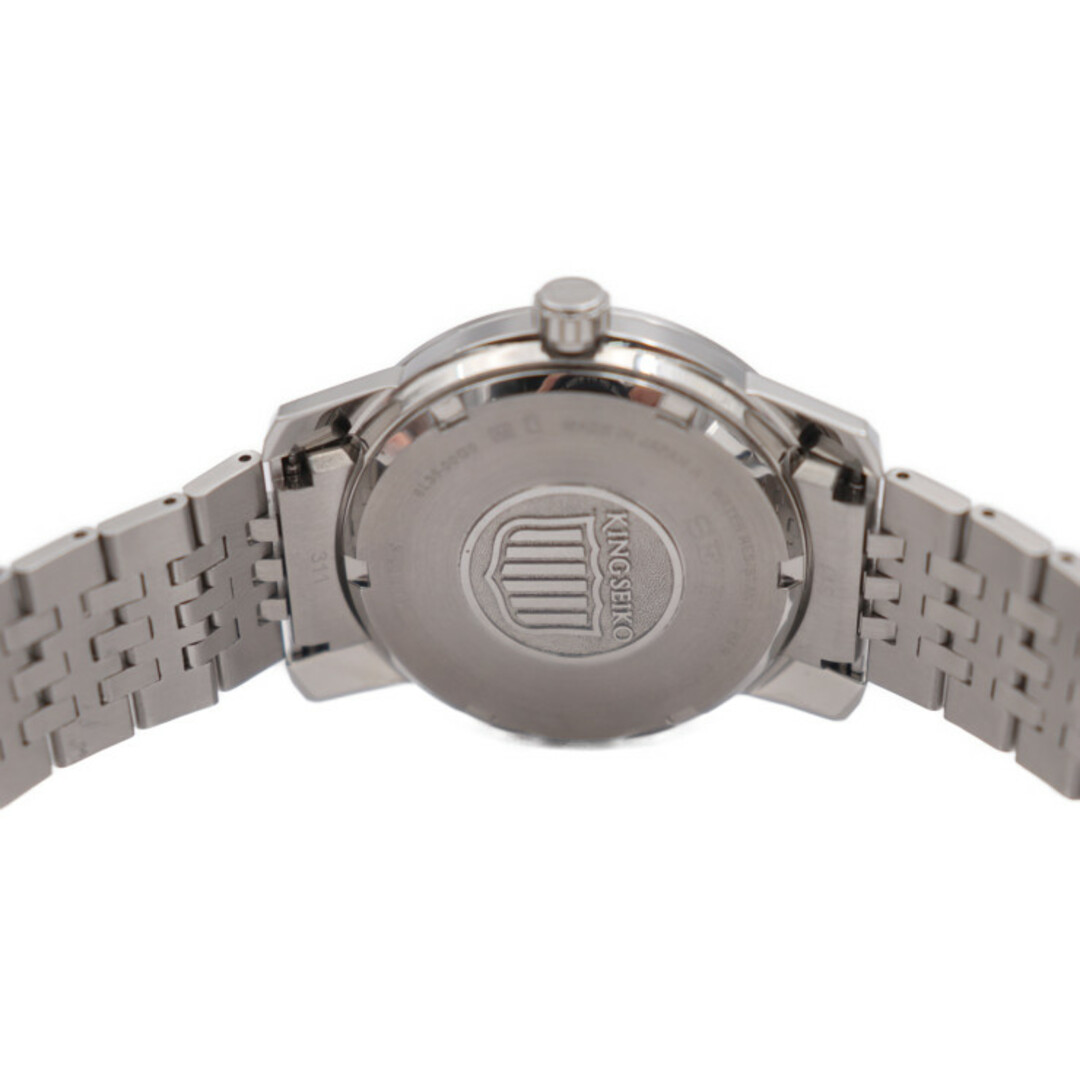 SEIKO(セイコー)のSEIKO セイコー  キングセイコー オートマチック 腕時計 SDKA007 ステンレススチール   シルバー ブラック文字盤  自動巻き デイト 6L35-00G0 【本物保証】 メンズの時計(腕時計(アナログ))の商品写真