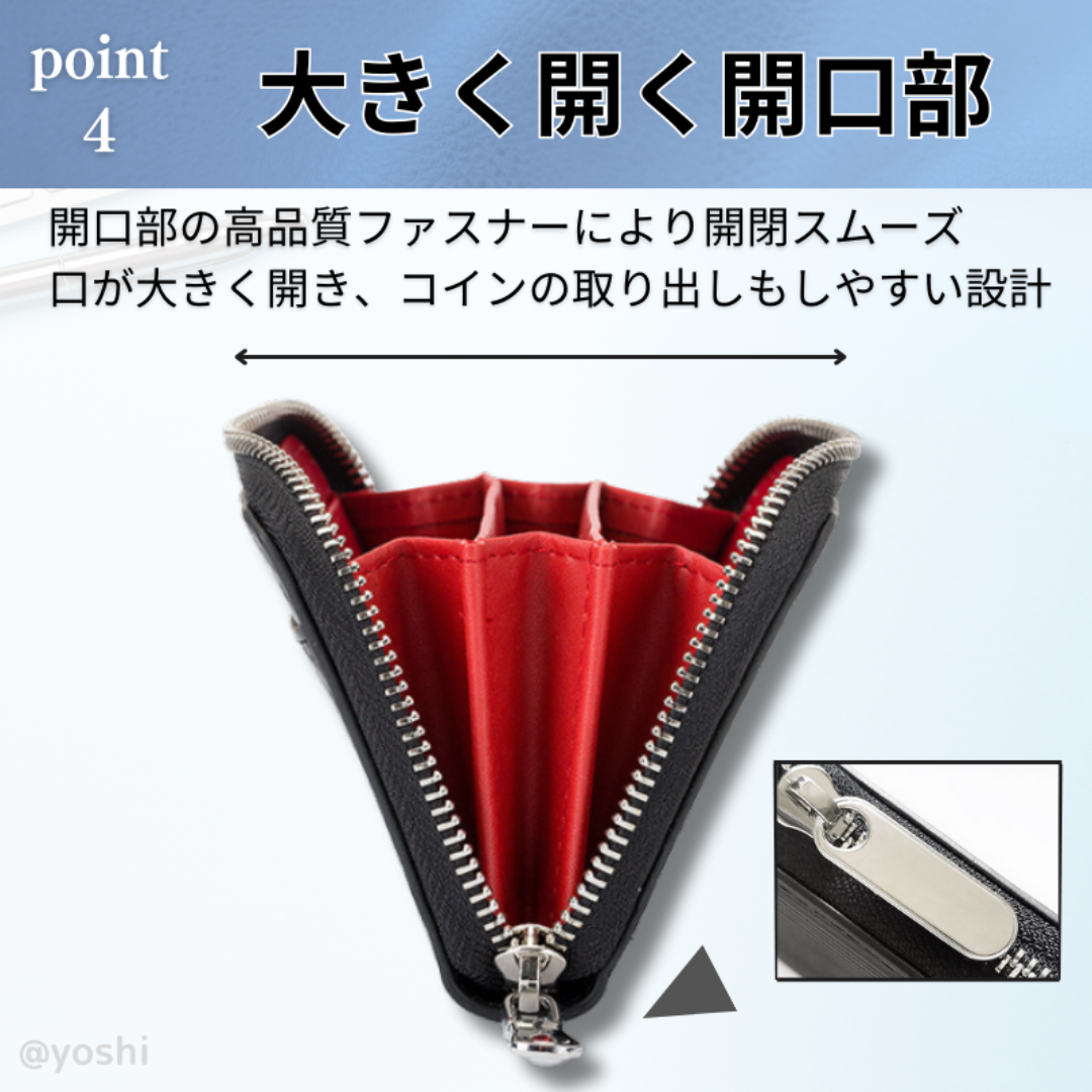 小銭入れ メンズ コインケース レディース ミニ財布 ネイビー レッド カード メンズのファッション小物(コインケース/小銭入れ)の商品写真