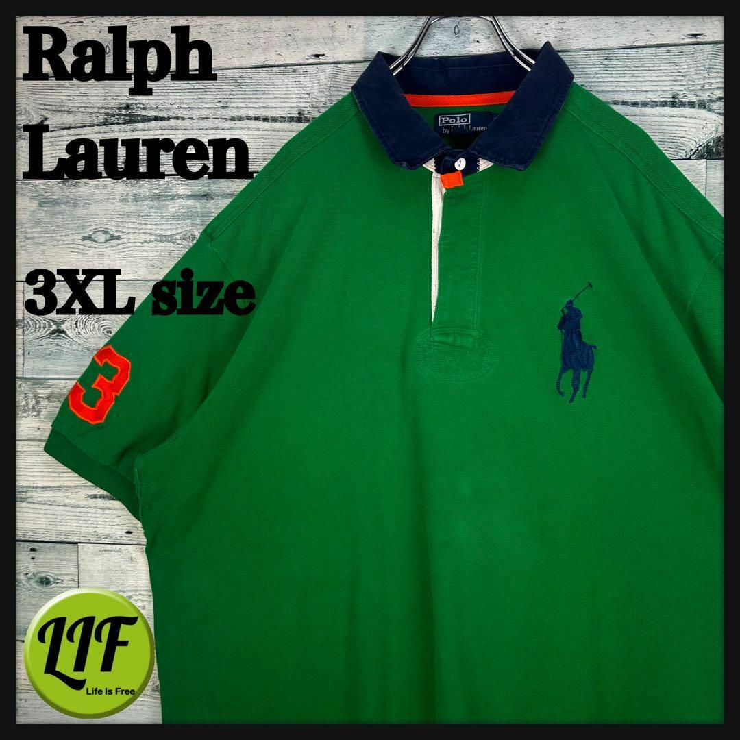 最高品質の Lauren Ralph - ビックポニー 刺繍ロゴ ラルフローレン トップス