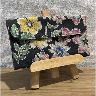 ハンドメイド　miyako kawaguchi 通帳ケース　マルチポーチ(ポーチ)