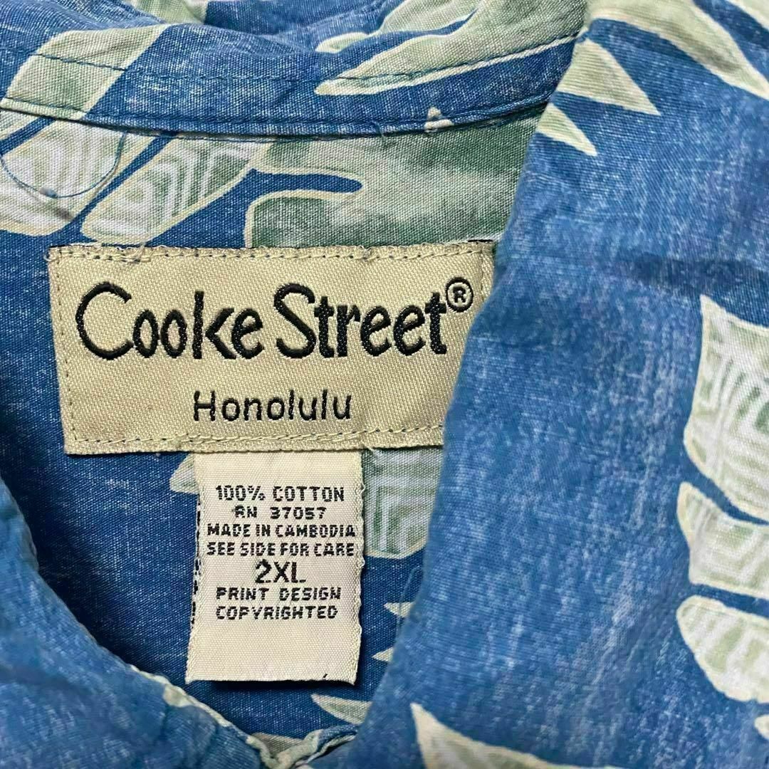 VINTAGE(ヴィンテージ)の90s vintage 半袖　柄シャツ　アロハ　メンズ2XL 古着　個性派 メンズのトップス(Tシャツ/カットソー(半袖/袖なし))の商品写真