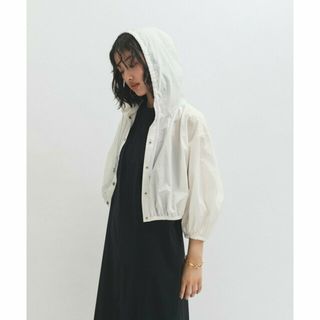アダムエロペファム(ADAM ET ROPE' FEMME)の【ホワイト（10）】【サステナブル】・【撥水】リップストップフーディブルゾン(シャツ/ブラウス(長袖/七分))