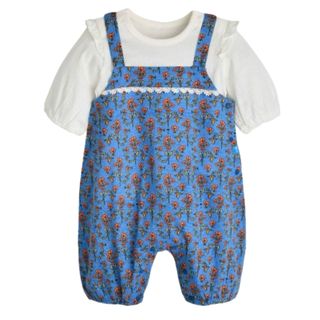 モイモルン　サロペット×トップスセット 70cm