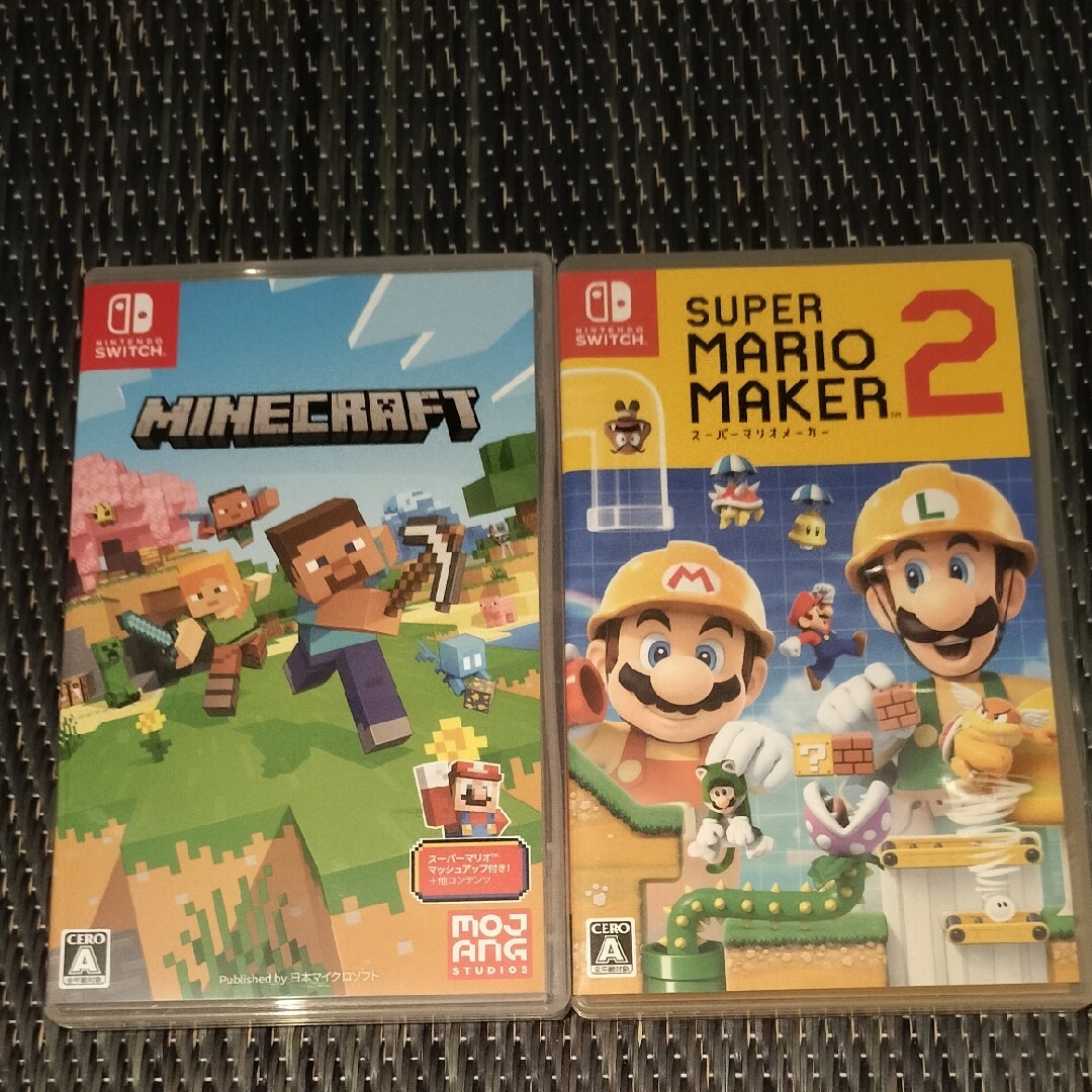 Minecraft Nintendo Switchとマリオメーカー2 エンタメ/ホビーのゲームソフト/ゲーム機本体(家庭用ゲームソフト)の商品写真