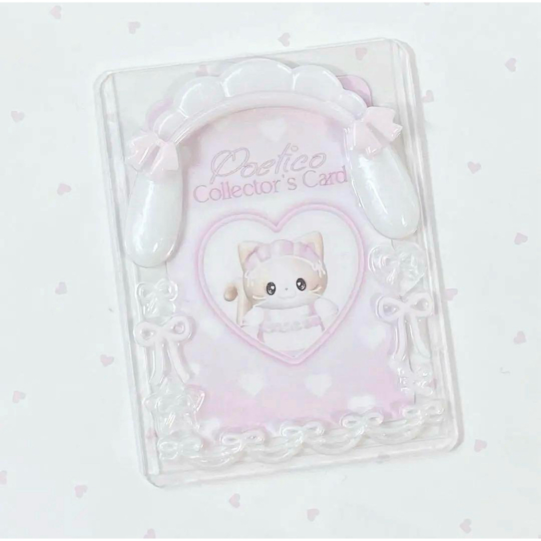 セール♣︎49 レジンデコ 硬質ケース メイド 白 ピンク リボン うさ耳 ハンドメイドのハンドメイド その他(その他)の商品写真