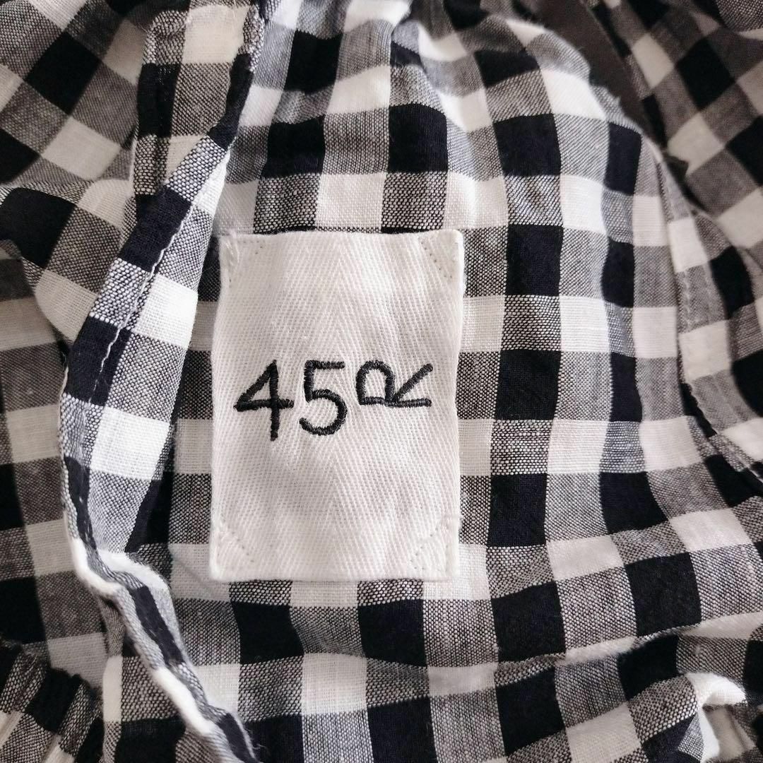 45R - □美品 45R クシュクシュギンガムチェックのスカート 0
