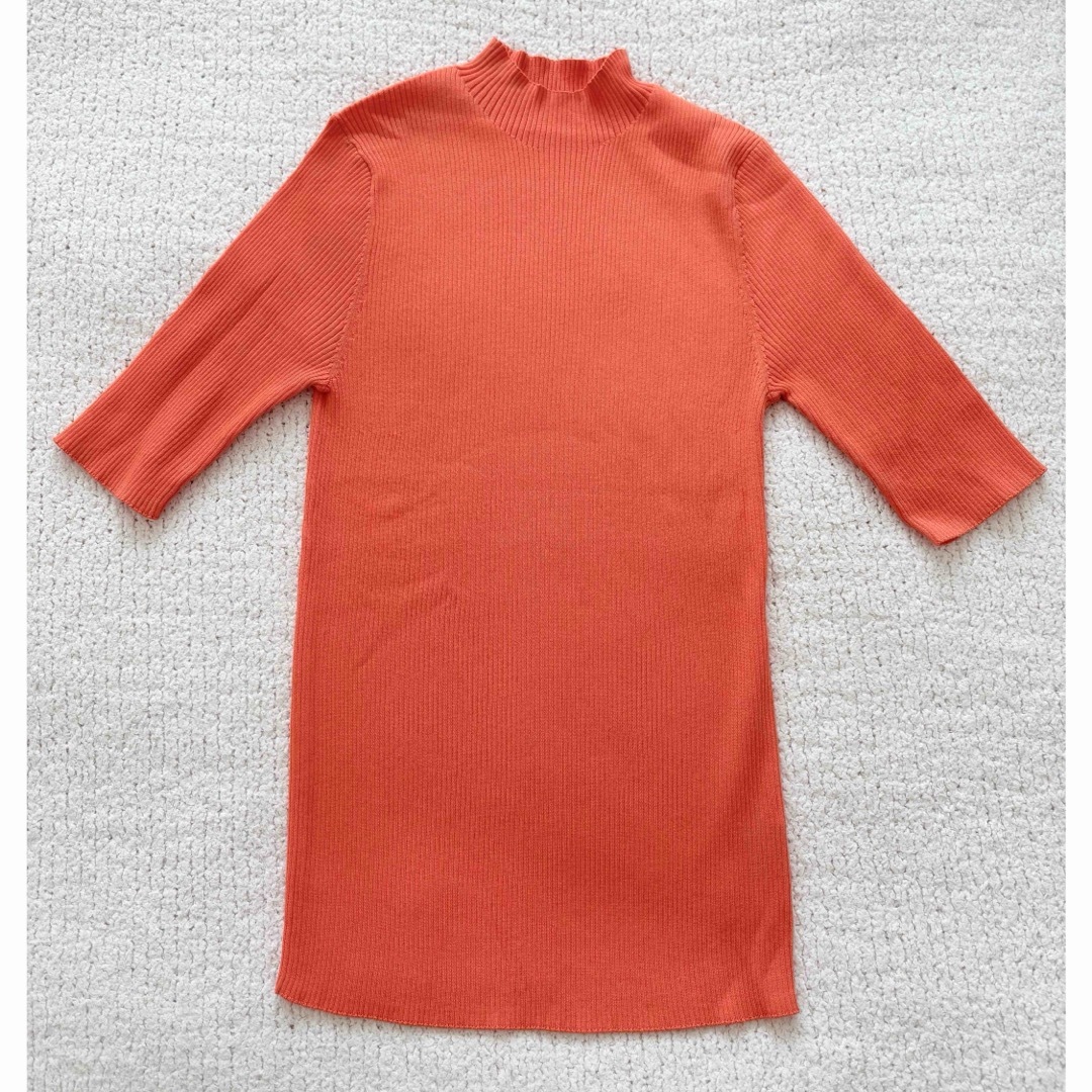 BEAUTY&YOUTH UNITED ARROWS(ビューティアンドユースユナイテッドアローズ)のユナイテッドアローズ　柔らか　細リブカットソー　美品 レディースのトップス(カットソー(半袖/袖なし))の商品写真