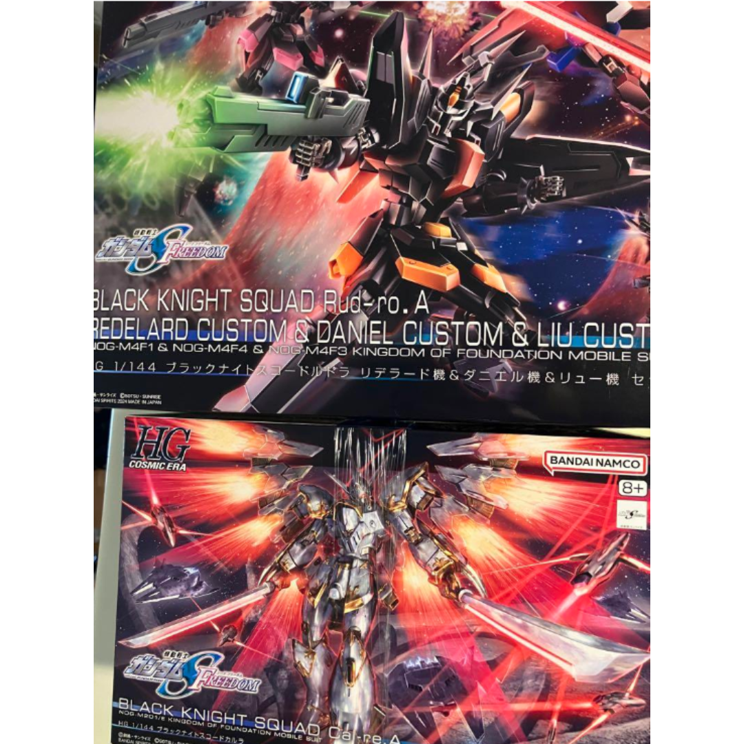 ガンプラ 未組立 HG ブラックナイトスコードR リデラード ダニエル リュー機 ガンプラ「HG ブラックナイトスコードルドラ リデラード機