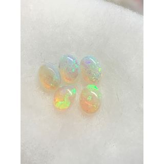 オパール ルース 5個セット　6✖️4(各種パーツ)