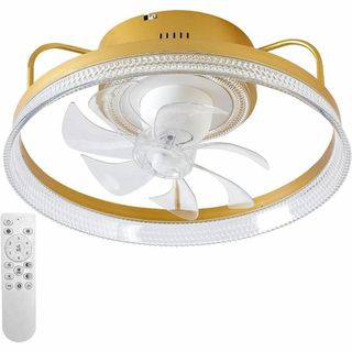 新品【10畳】シーリングファンライト 静音モーター リモコン付 360°スイング(天井照明)