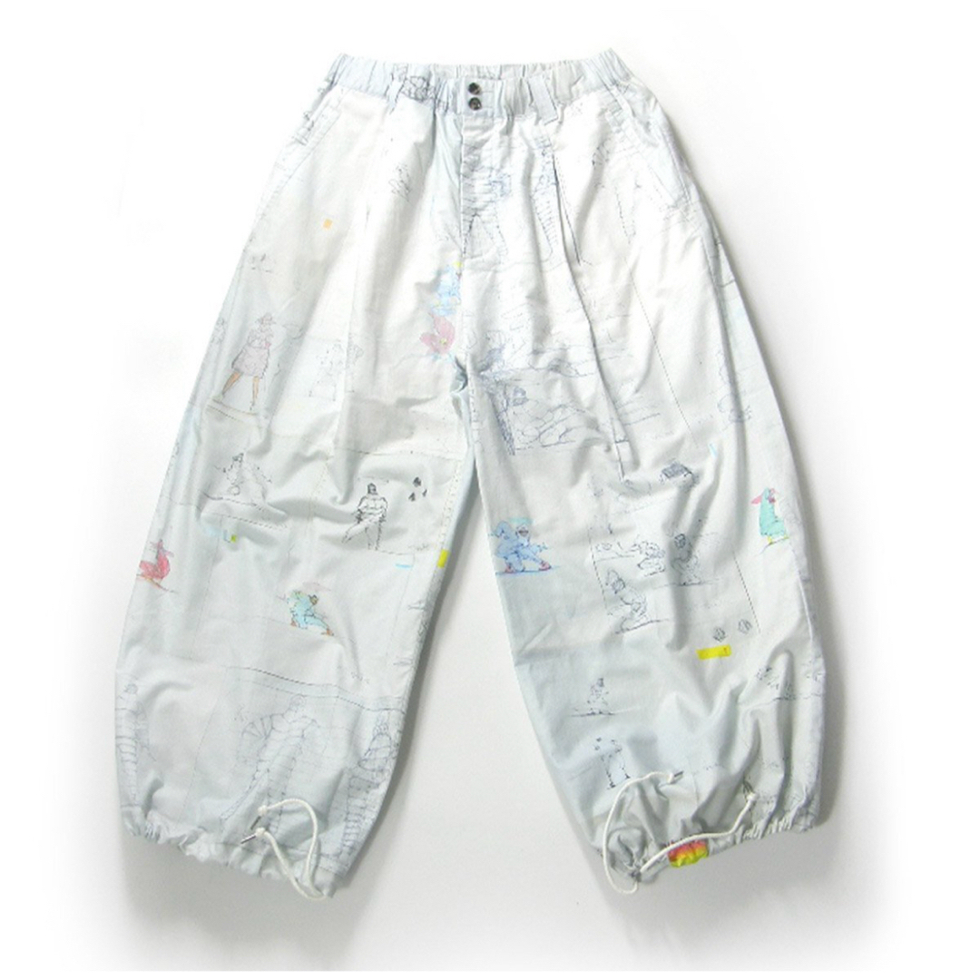 1LDK SELECT(ワンエルディーケーセレクト)の新品Sillage シアージ French army pants ワイド パンツ メンズのパンツ(その他)の商品写真