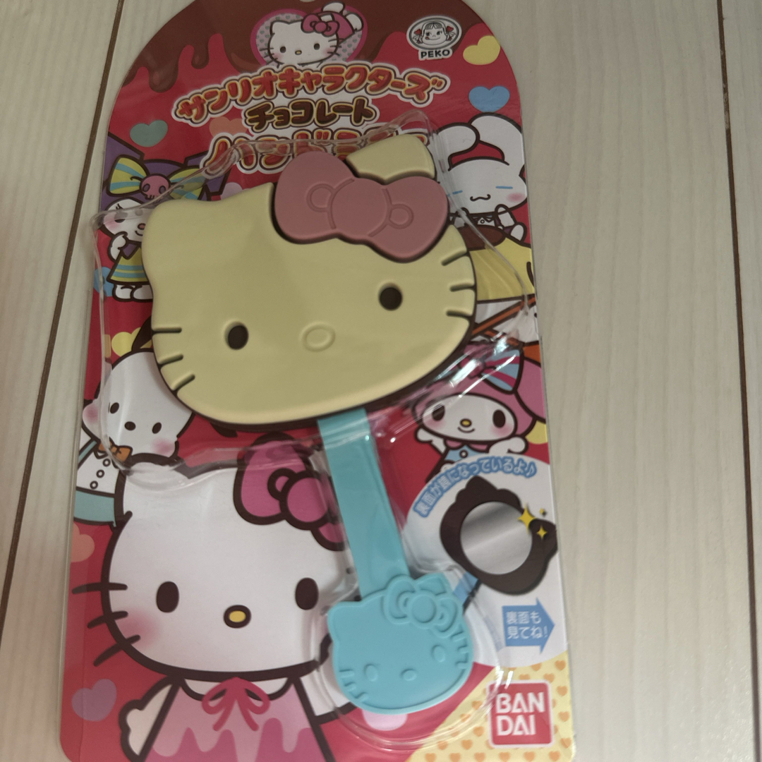 サンリオ(サンリオ)のキティ チョコ ミラー レディースのファッション小物(ミラー)の商品写真