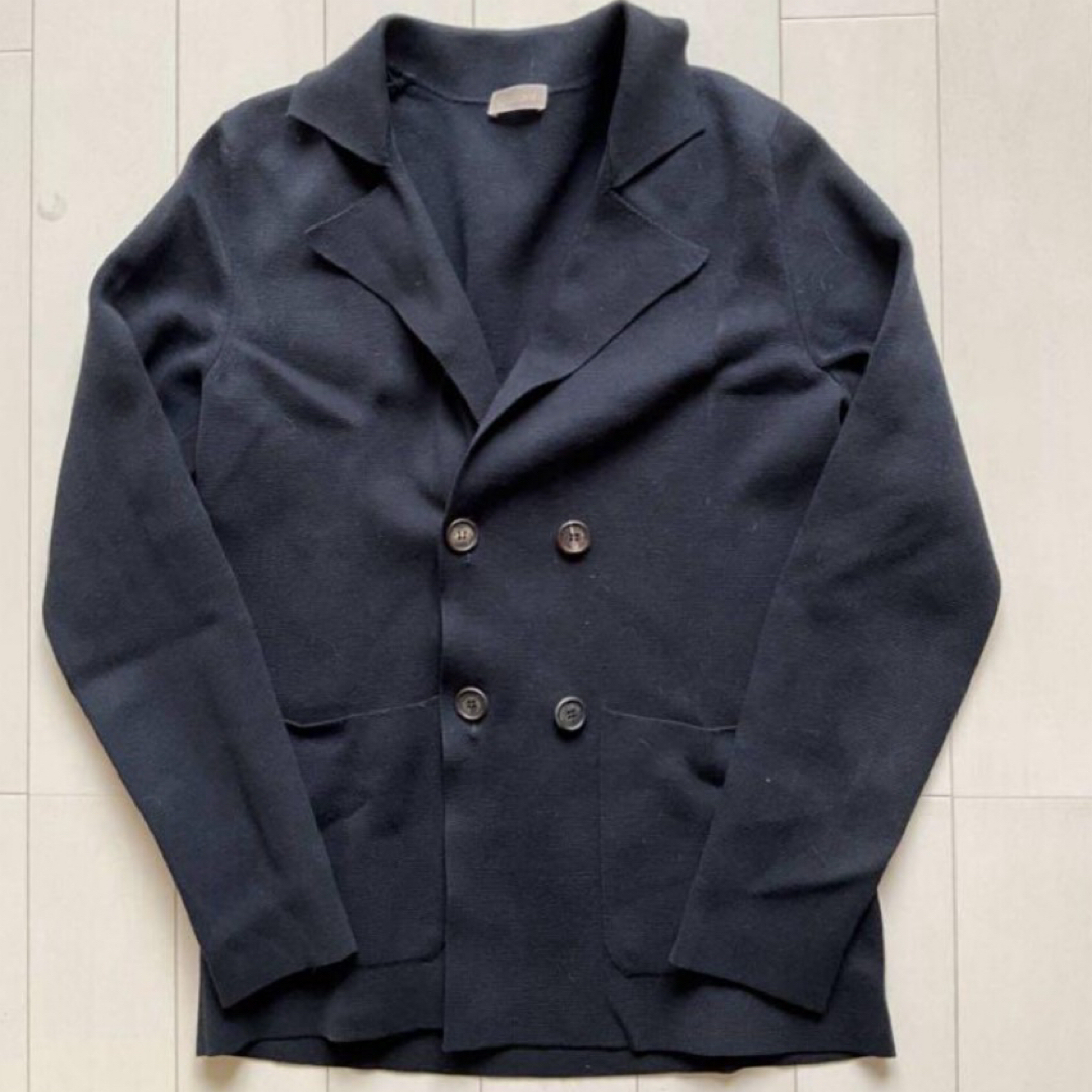 Cruciani(クルチアーニ)のクルチアーニ CRUCIANI ミラノリブニットジャケット ダブル メンズのトップス(ニット/セーター)の商品写真