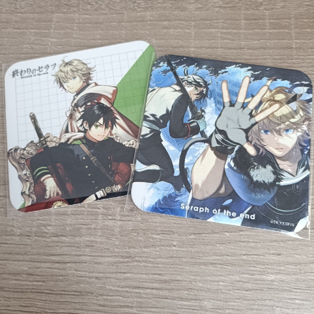 集英社(シュウエイシャ)の終わりのセラフ アートコースター ジャンプSQ エンタメ/ホビーのおもちゃ/ぬいぐるみ(キャラクターグッズ)の商品写真