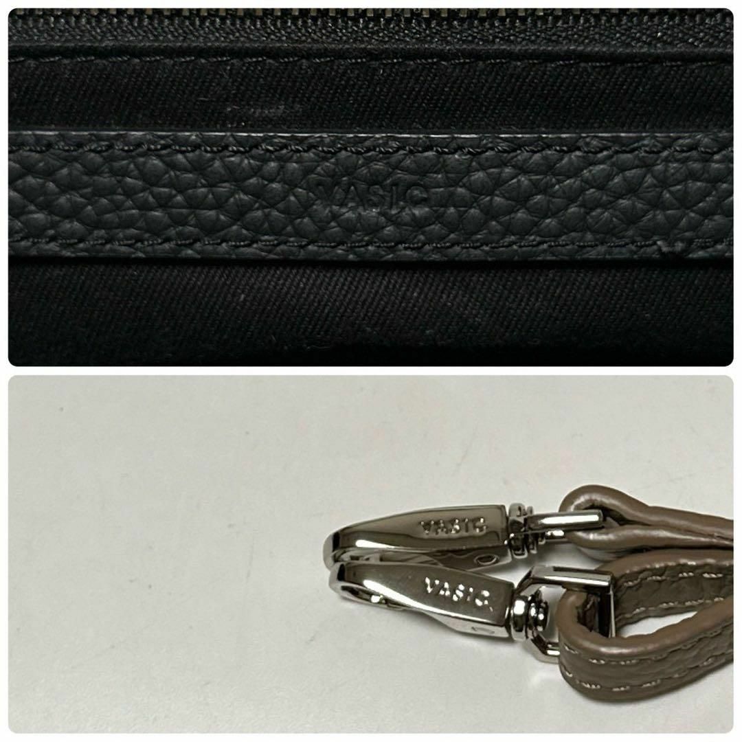 VASIC - q24【美品】ヴァジック エバー ミニ グレージュ レザー