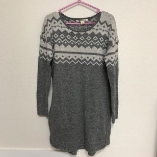 ロキシー(Roxy)の美品★roxyニットワンピースMロキシー(ひざ丈ワンピース)