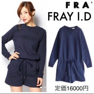 フレイアイディー(FRAY I.D)の新品★定価16000★フレイアイディ FRAY I.D スウェットオールインワン(オールインワン)