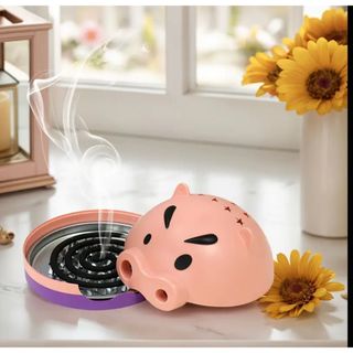 クレヨンシンチャン(クレヨンしんちゃん)のぶりぶりざえもん 蚊取り線香ホルダー ケース 蚊取り線香置き クレヨンしんちゃん(キャラクターグッズ)