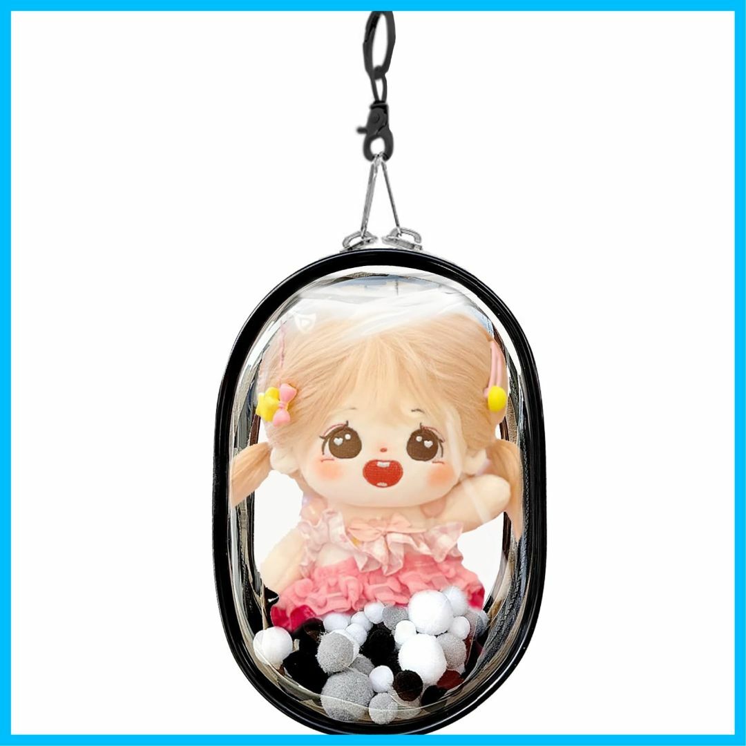 【在庫セール】seimeinoki ぬいぐるみ ポーチ 20cm 透明 バッグ  キッズ/ベビー/マタニティのおもちゃ(その他)の商品写真