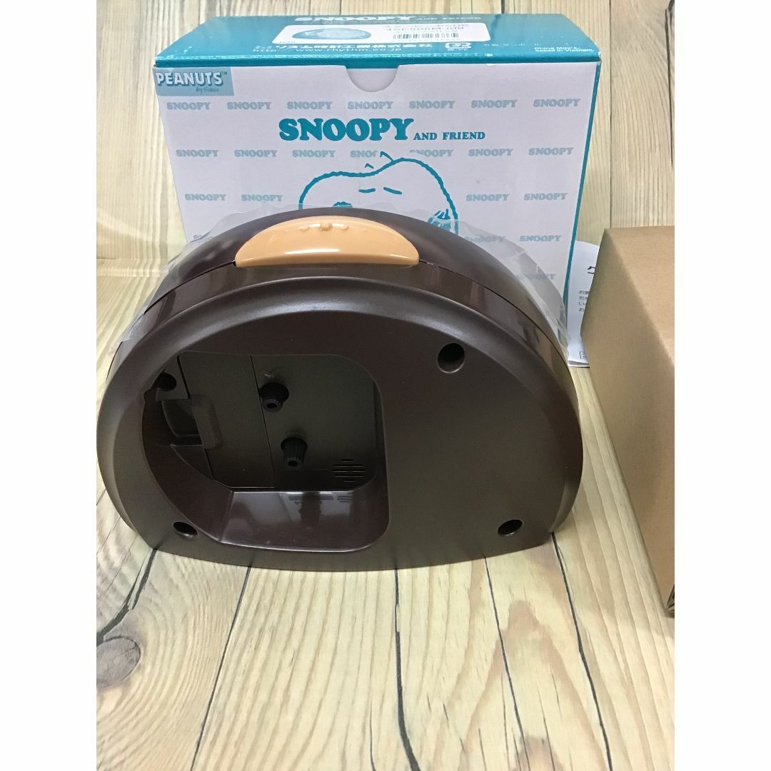 RHYTHM(リズム)のリズム(RHYTHM) スヌーピー (SNOOPY) 目覚まし時計 アナログ  インテリア/住まい/日用品のインテリア小物(置時計)の商品写真
