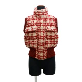 シャネル(CHANEL)のシャネル ベスト ツイード ココマーク モヘア ウール レディースサイズ34 P77367 V69283 CHANEL(ベスト/ジレ)