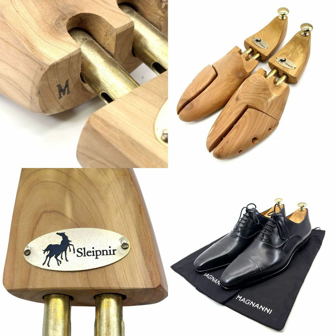 MAGNANNI - 【未使用】マグナーニ 内羽根ストレートチップ