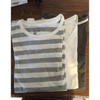 ムジルシリョウヒン(MUJI (無印良品))の無印 Tシャツ3枚セット(Tシャツ(長袖/七分))
