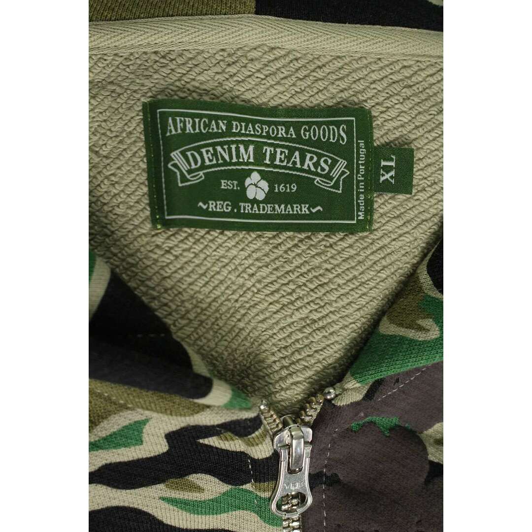 デニムティアーズ DENIM TEARS Camo Cotton Wreath Zip Hoodie