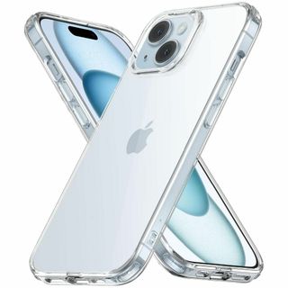 ESR iPhone 15 ケース クリア ケース 耐衝撃 薄型 カバー 黄ばみ