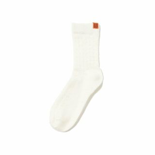 ビーミング ライフストア バイ ビームス(B:MING LIFE STORE by BEAMS)の【WHITE】UNIVERSAL OVERALL / クロシェ編み クルーソックス(その他)