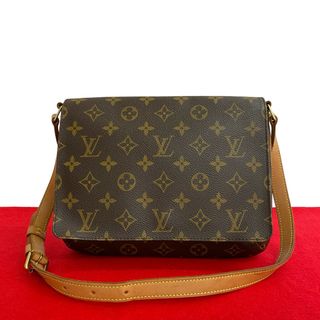ルイヴィトン(LOUIS VUITTON)の極 美品 LOUIS VUITTON ルイヴィトン ヴィンテージ ミュゼット タンゴ モノグラム エピ レザー 本革 ショルダーバッグ ブラウン 42366(ショルダーバッグ)