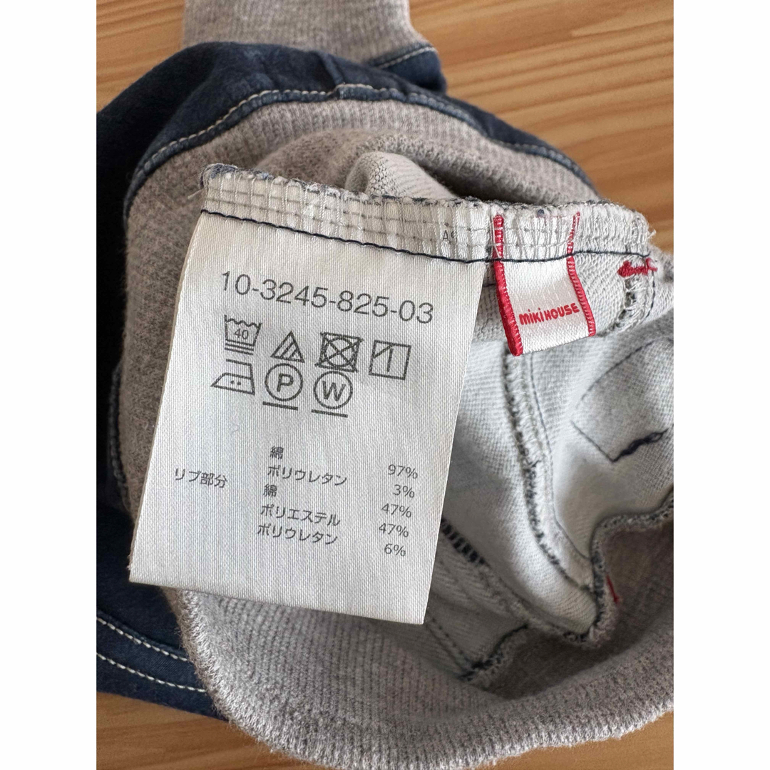 mikihouse(ミキハウス)のMIKI HOUSE ミキハウス　デニムパンツ　ストレッチパンツ　70 キッズ/ベビー/マタニティのベビー服(~85cm)(パンツ)の商品写真