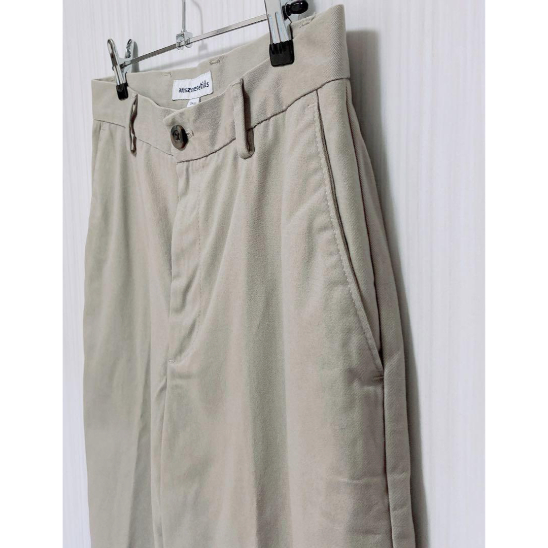 チノパン ストレート ノータック 防シワ加工 フィット メンズ 29W×32L メンズのパンツ(チノパン)の商品写真