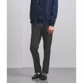 【DK.GRAY】【L(50)】サージ ノープリーツ テーパードパンツ