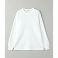 【WHITE】【L】ハイゲージ ガスコットン サーマル クルーネック カットソー