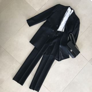 ラルフローレン(Ralph Lauren)の★美品★ラルフローレン 黒 上下スーツ コート ジャケット パンツ セット(スーツ)