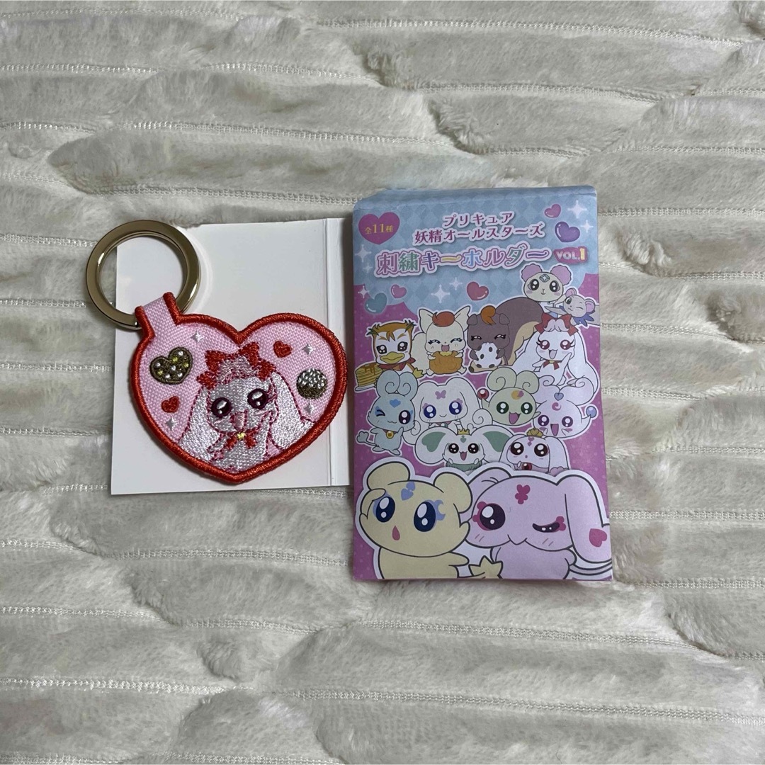プリキュア妖精オールスターズ 刺繍キーホルダー ミルク エンタメ/ホビーのおもちゃ/ぬいぐるみ(キャラクターグッズ)の商品写真