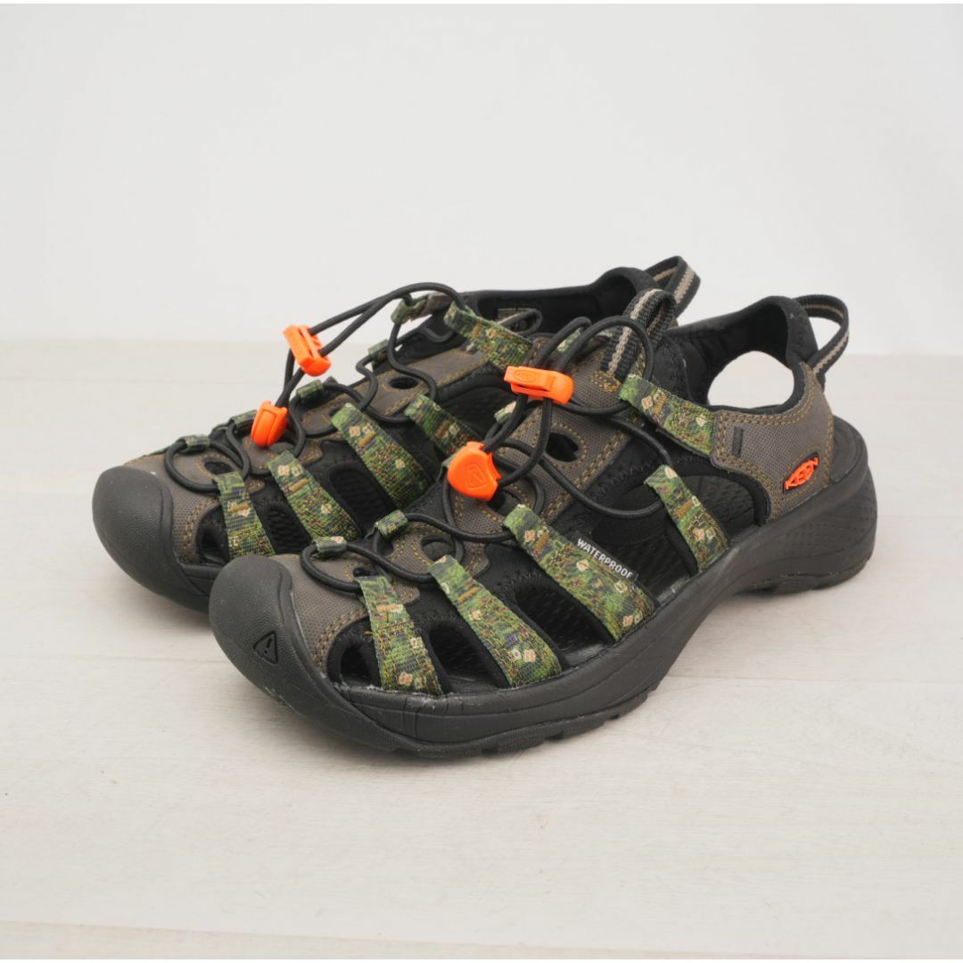 KEEN(キーン)の美品 KEEN ASTORIA WEST SANDAL NEW ACO MAP レディースの靴/シューズ(サンダル)の商品写真