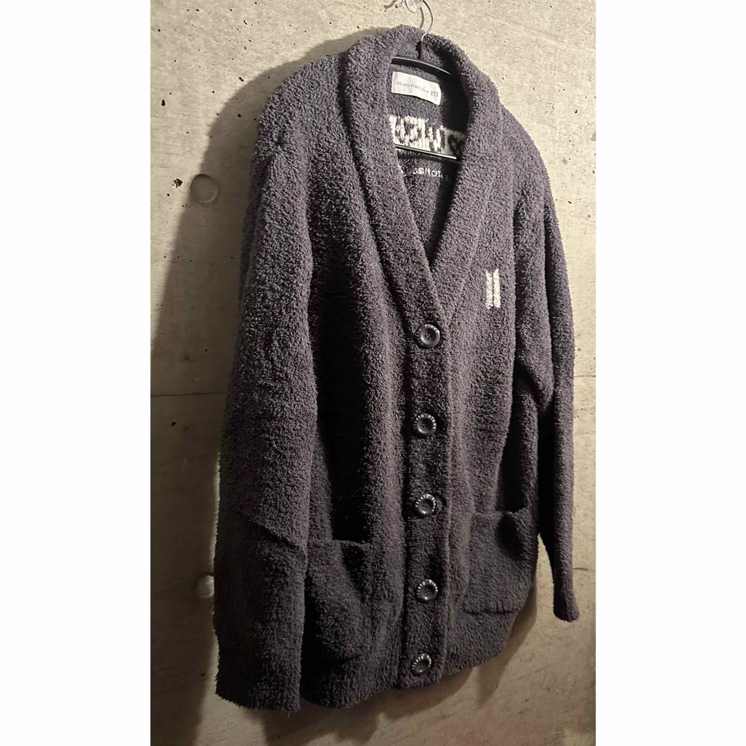 gelato pique(ジェラートピケ)のBTS × ジェラートピケ カーディガン グレー M-L ジェラピケ 日本限定  レディースのルームウェア/パジャマ(ルームウェア)の商品写真