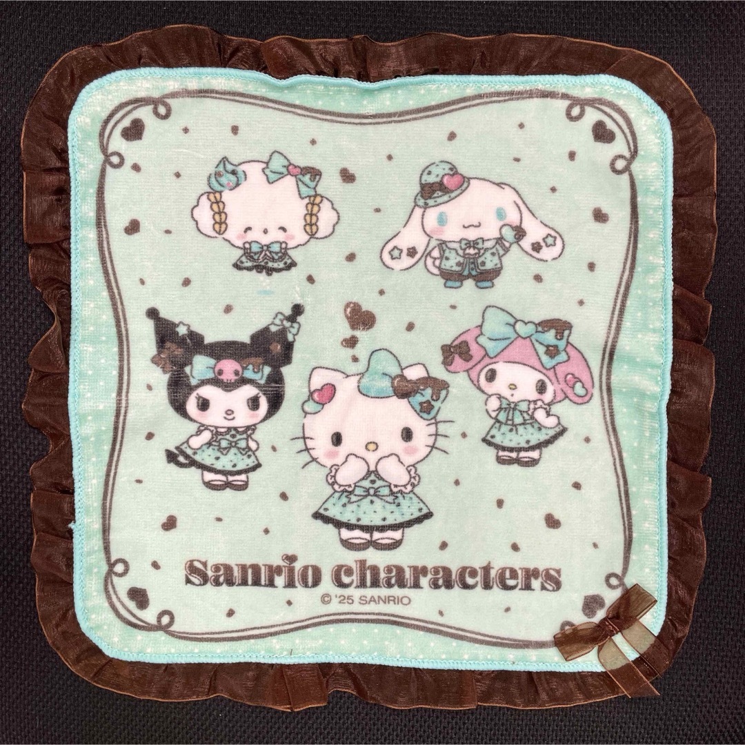 サンリオ(サンリオ)のサンリオ チョコミント プチタオル エンタメ/ホビーのおもちゃ/ぬいぐるみ(キャラクターグッズ)の商品写真