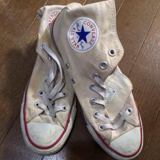 コンバース(CONVERSE)のコンバース 白 ハイカット(スニーカー)